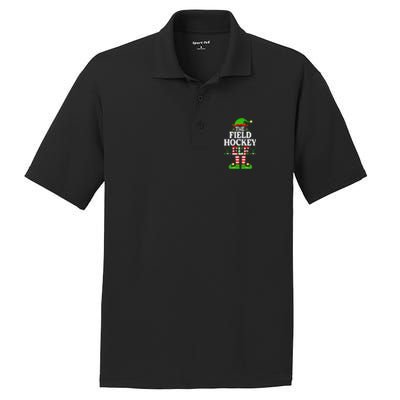 The Field Hockey Elf Cute Gift Funny Christmas Family Matching Great Gift PosiCharge RacerMesh Polo