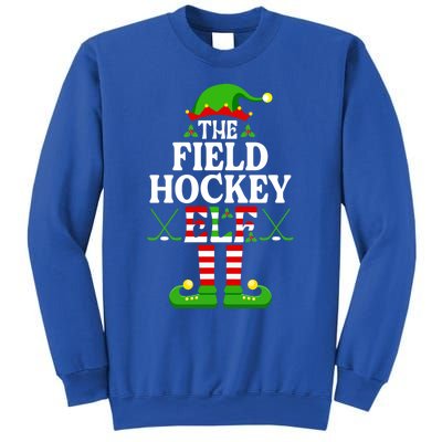 The Field Hockey Elf Cute Gift Funny Christmas Family Matching Great Gift Sweatshirt