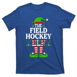 The Field Hockey Elf Cute Gift Funny Christmas Family Matching Great Gift T-Shirt