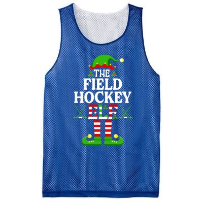 The Field Hockey Elf Cute Gift Funny Christmas Family Matching Great Gift Mesh Reversible Basketball Jersey Tank