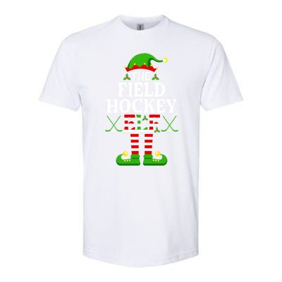 The Field Hockey Elf Cute Gift Funny Christmas Family Matching Great Gift Softstyle CVC T-Shirt