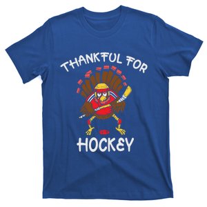 Thankful For Hockey Turkey Sport Love Thanksgiving Hockey Meaningful Gift T-Shirt