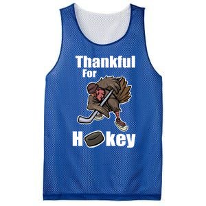 Thankful For Hockey Turkey Thanksgiving Hockey Great Gift Mesh Reversible Basketball Jersey Tank