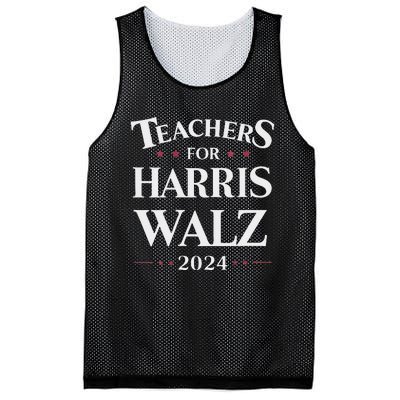 Teachers For Harris Walz 2024 Kamala Tim Waltz Mesh Reversible Basketball Jersey Tank