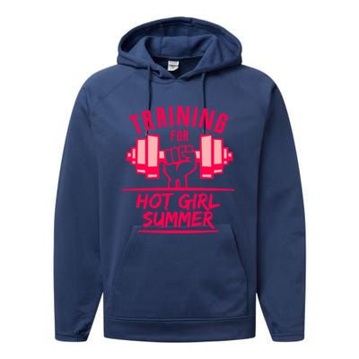 Training For Hot Summer Cute Work Out Trend Gift Performance Fleece Hoodie