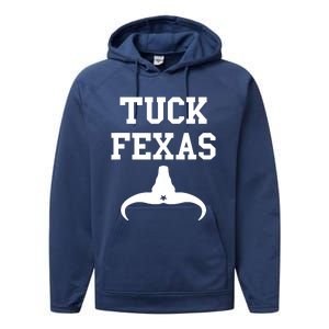 Tuck Fexas Horns Down Texas Performance Fleece Hoodie