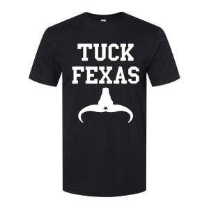 Tuck Fexas Horns Down Texas Softstyle CVC T-Shirt