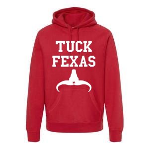 Tuck Fexas Horns Down Texas Premium Hoodie