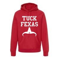 Tuck Fexas Horns Down Texas Premium Hoodie