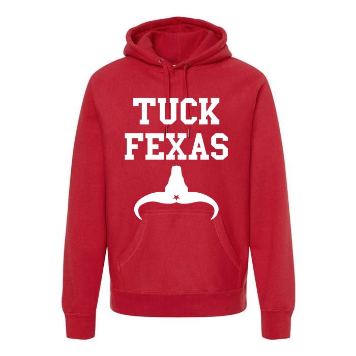 Tuck Fexas Horns Down Texas Premium Hoodie