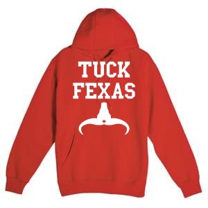 Tuck Fexas Horns Down Texas Premium Pullover Hoodie