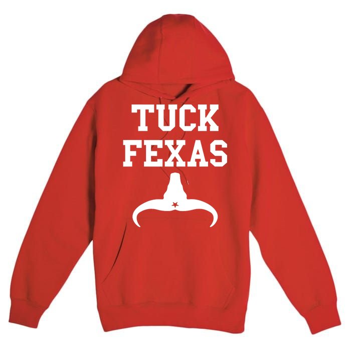 Tuck Fexas Horns Down Texas Premium Pullover Hoodie