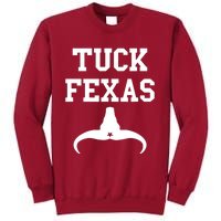 Tuck Fexas Horns Down Texas Tall Sweatshirt