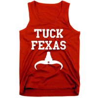 Tuck Fexas Horns Down Texas Tank Top