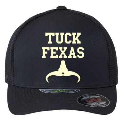 Tuck Fexas Horns Down Texas Flexfit Unipanel Trucker Cap