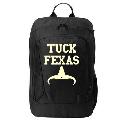 Tuck Fexas Horns Down Texas City Backpack