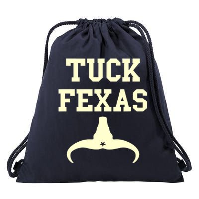 Tuck Fexas Horns Down Texas Drawstring Bag