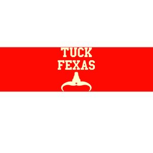 Tuck Fexas Horns Down Texas Bumper Sticker