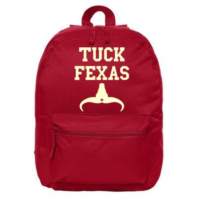 Tuck Fexas Horns Down Texas 16 in Basic Backpack