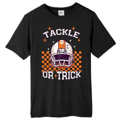 Tackle Football Halloween Spooky Sports Tall Fusion ChromaSoft Performance T-Shirt