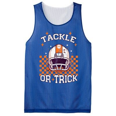 Tackle Football Halloween Spooky Sports Mesh Reversible Basketball Jersey Tank