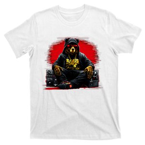 Teddy Fashion Hip Hop Bear Music Trap Rap T-Shirt