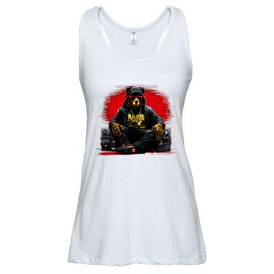 Teddy Fashion Hip Hop Bear Music Trap Rap Ladies Essential Flowy Tank