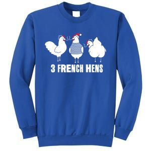 Three French Hens Christmas Gift Sweatshirt