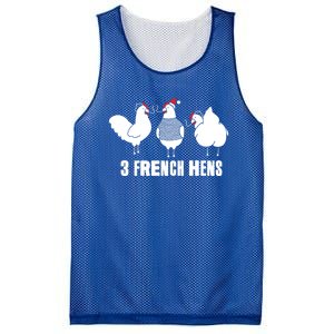 Three French Hens Christmas Gift Mesh Reversible Basketball Jersey Tank