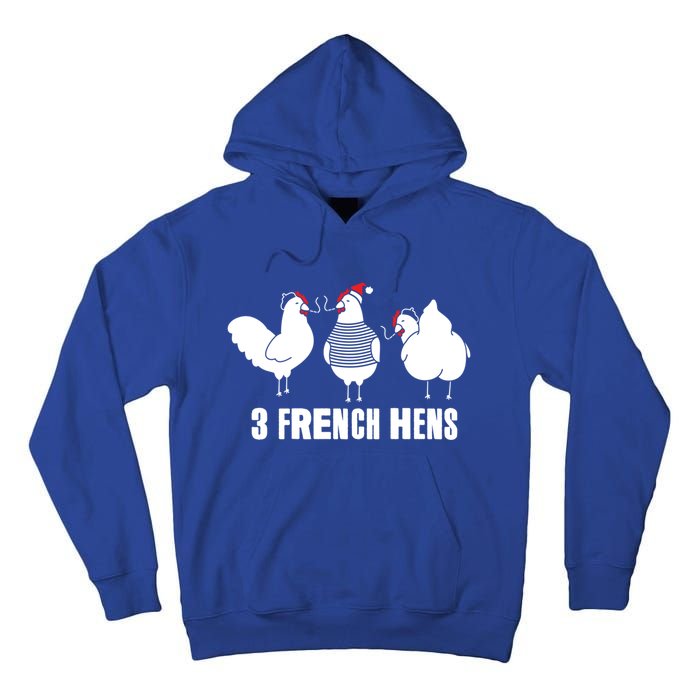 Three French Hens Christmas Gift Tall Hoodie