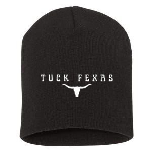 Tuck Fexas Horns Down Texas Short Acrylic Beanie