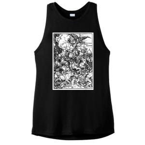 The Four Horsemen Of The Apocalypse By Albrecht Durer Ladies PosiCharge Tri-Blend Wicking Tank