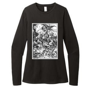 The Four Horsemen Of The Apocalypse By Albrecht Durer Womens CVC Long Sleeve Shirt