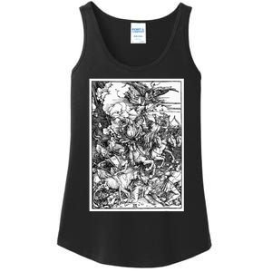 The Four Horsemen Of The Apocalypse By Albrecht Durer Ladies Essential Tank