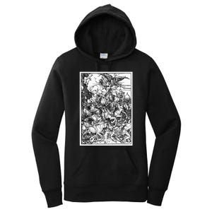 The Four Horsemen Of The Apocalypse By Albrecht Durer Women's Pullover Hoodie