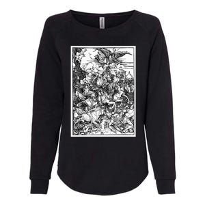 The Four Horsemen Of The Apocalypse By Albrecht Durer Womens California Wash Sweatshirt