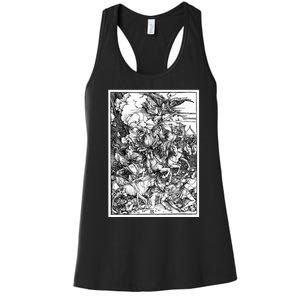 The Four Horsemen Of The Apocalypse By Albrecht Durer Women's Racerback Tank