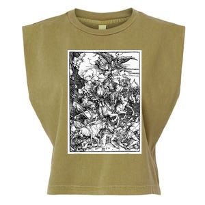 The Four Horsemen Of The Apocalypse By Albrecht Durer Garment-Dyed Women's Muscle Tee