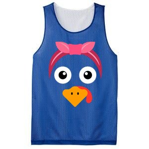 Turkey Face Headband Running Pilgrim Trot Thanksgiving Gift Mesh Reversible Basketball Jersey Tank