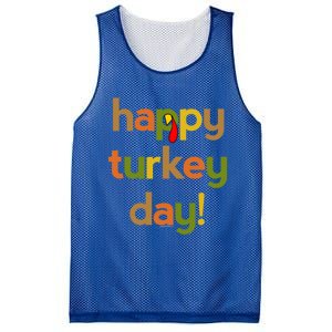 Thanksgiving For Happy Turkey Day Fall Thankful Great Gift Mesh Reversible Basketball Jersey Tank