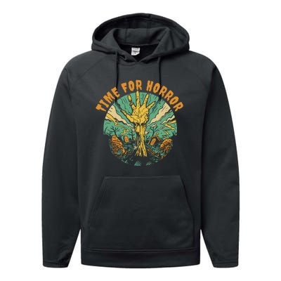 Time For Horror Zombie Performance Fleece Hoodie