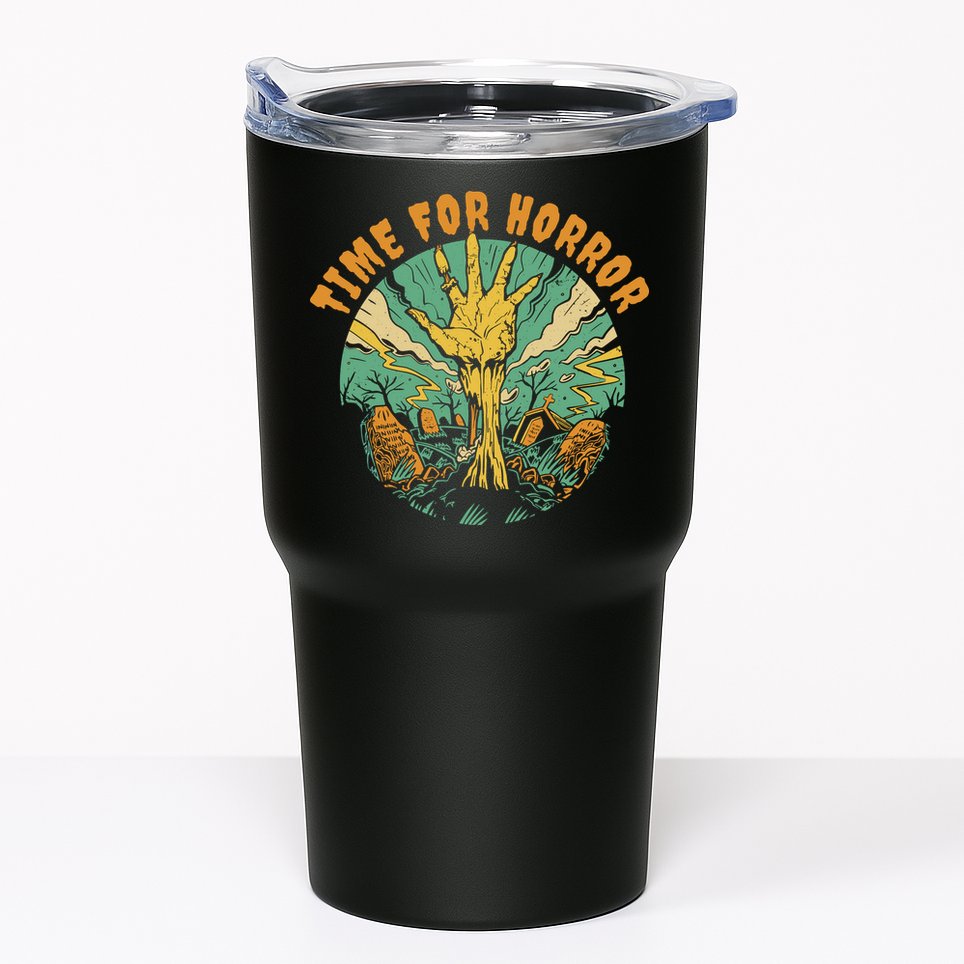 Time For Horror Zombie Tumbler