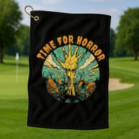 Time For Horror Zombie Golf Towel