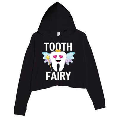 Tooth Fairy Halloween Costume Funny Gift Crop Fleece Hoodie