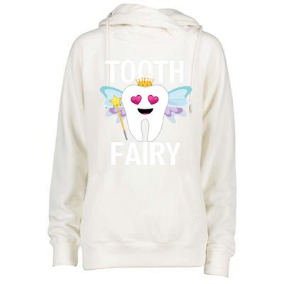 Tooth Fairy Halloween Costume Funny Gift Womens Funnel Neck Pullover Hood