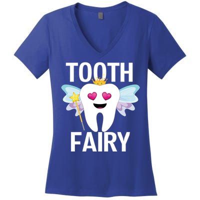 Tooth Fairy Halloween Costume Funny Gift Women's V-Neck T-Shirt