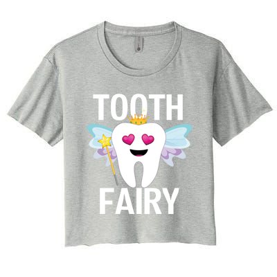 Tooth Fairy Halloween Costume Funny Gift Women's Crop Top Tee