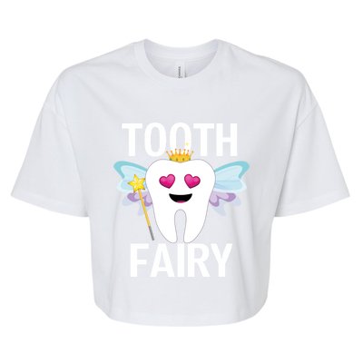 Tooth Fairy Halloween Costume Funny Gift Bella+Canvas Jersey Crop Tee