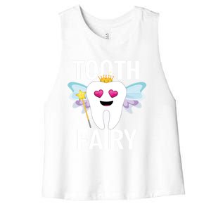 Tooth Fairy Halloween Costume Funny Gift Women's Racerback Cropped Tank