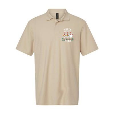 Three French Hens 12 Days Christmas Song Funny Xmas Polo